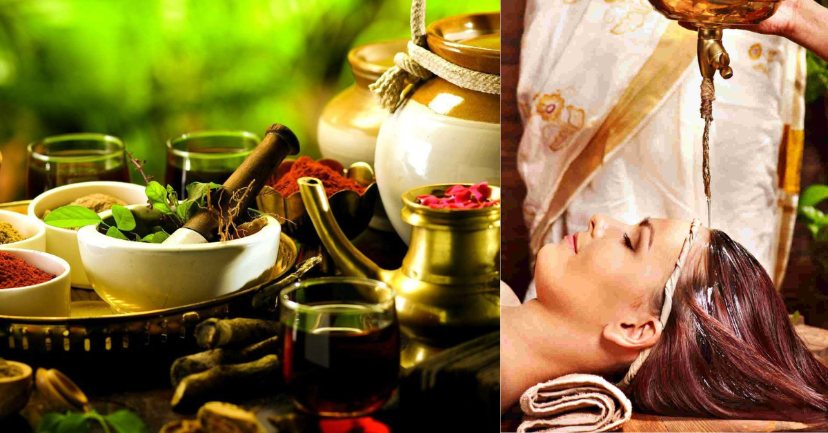 Ayurvedic hair spa service