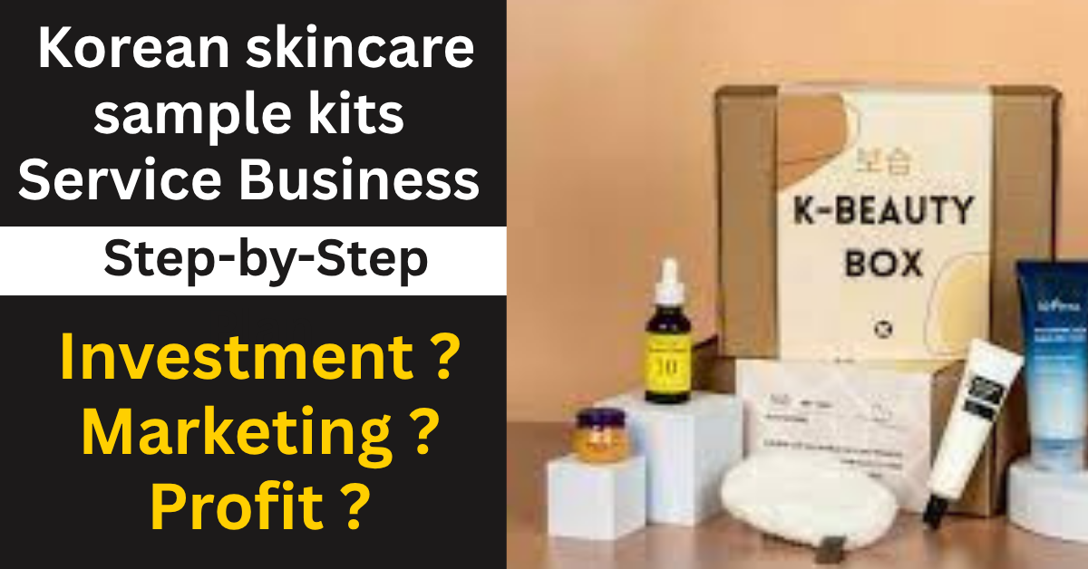 Korean skincare sample kits Service Business